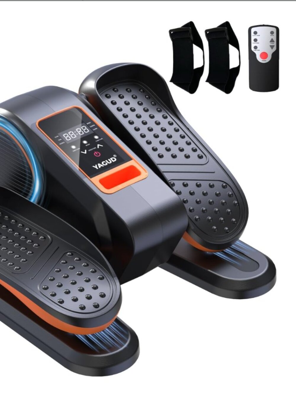 Under Desk Elliptical, Electric Seated Pedal Exerciser, 13- Adjustable Speed
